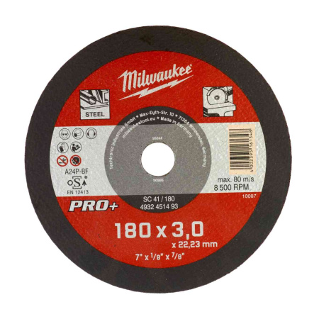 MILWAUKEE KATKAISUL SC41/180X3 PRO