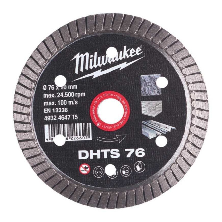 MILWAUKEE TIMANTLAIKKA DHTS 76/10MM