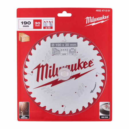 MILWAUKEE PYÖRÖSAHANT. W190X30X1,6X36