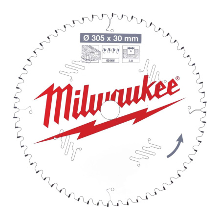 MILWAUKEE PYÖRÖSAHANT. MS W305X30X3,0X60