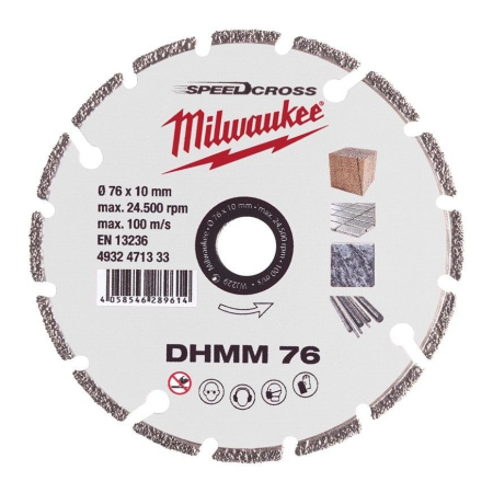 MILWAUKEE TIMANTLAIKKA DHMM 76MM