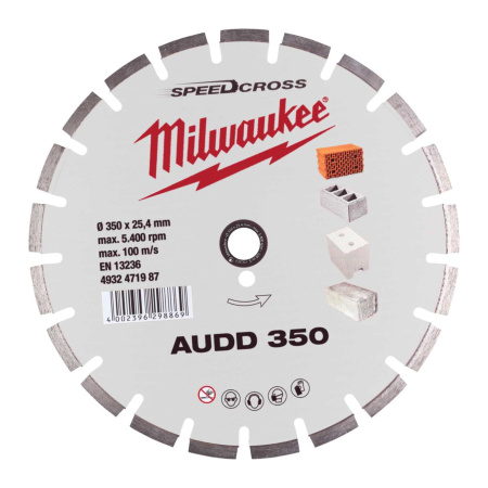 MILWAUKEE TIMANTLAIKKA AUDD 350MM