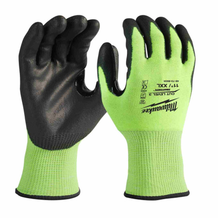 MILWAUKEE KÄSINEET HI-VIS CUT C - XXL/11
