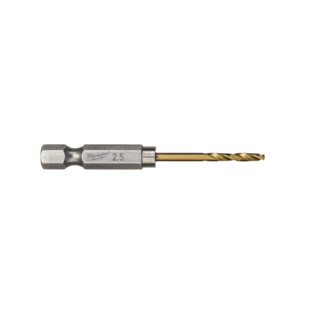 MILWAUKEE METALLIPORA HSSG TIN 2,5MM 10P