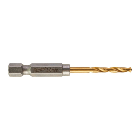 MILWAUKEE METALLIPORA HSSG TIN 3MM 10P