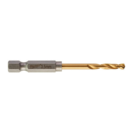 MILWAUKEE METALLIPORA HSSG TIN 3,5MM 10P