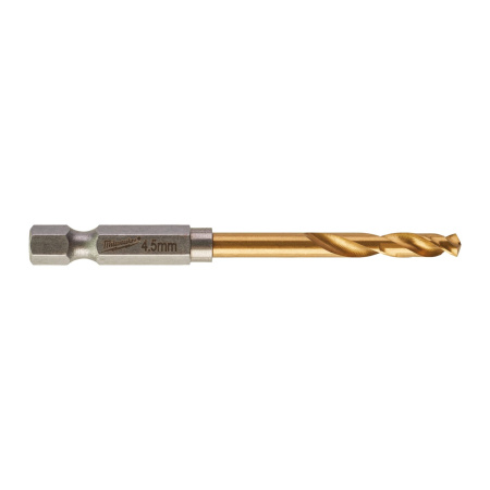 MILWAUKEE METALLIPORA HSSG TIN 4,5MM 10P