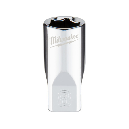 MILWAUKEE HYLSY 1/4 LYHYT 8MM