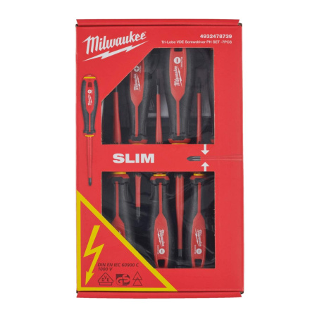 MILWAUKEE RUUVIMEISSELISARJA VDE PH 7KPL