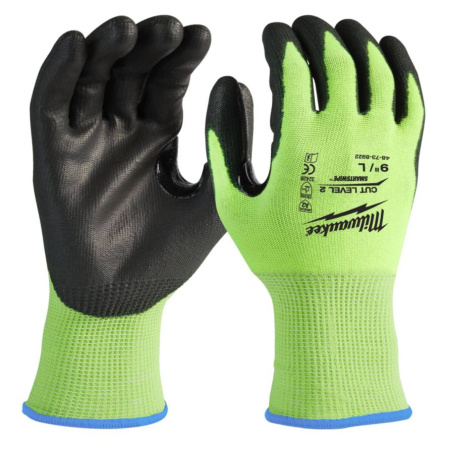 MILWAUKEE KÄSINEET HI-VIS CUT B - S/7