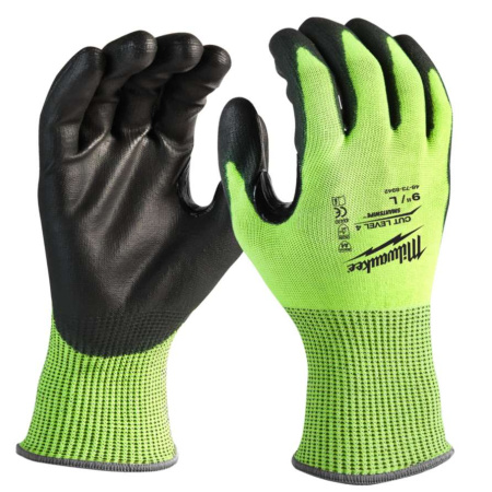 MILWAUKEE KÄSINEET HI-VIS CUT D - S/7