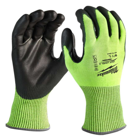 MILWAUKEE KÄSINEET HI-VIS CUT D - XXL/11