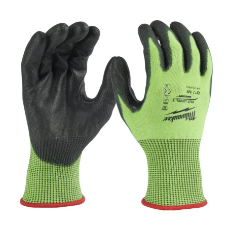 MILWAUKEE KÄSINEET HI-VIS CUT E M/8