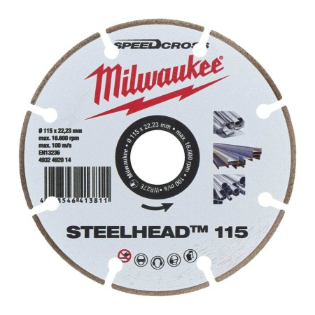 MILWAUKEE TIMANTLAIKKA DH STEEL HEAD 115