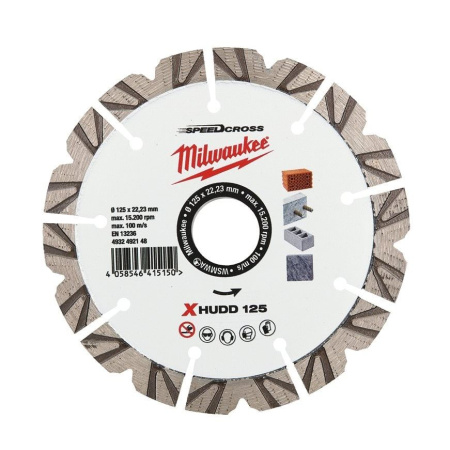MILWAUKEE TIMANTLAIKKA XHUDD 125MM