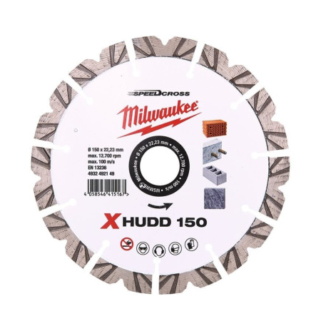 MILWAUKEE TIMANTLAIKKA XHUDD 150MM