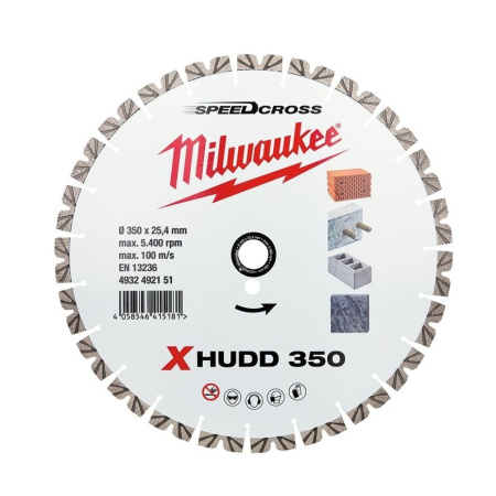 MILWAUKEE TIMANTLAIKKA XHUDD 350MM