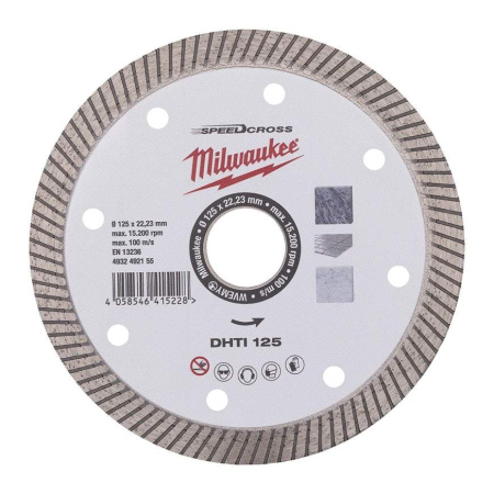 MILWAUKEE TIMANTLAIKKA SPD.CR DHTI 125MM
