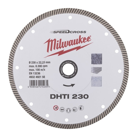MILWAUKEE TIMANTLAIKKA SPD.CR DHTI 230MM