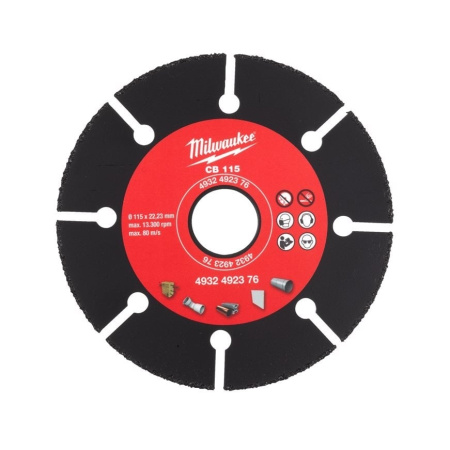 MILWAUKEE KARBIDITERÄ 115MM