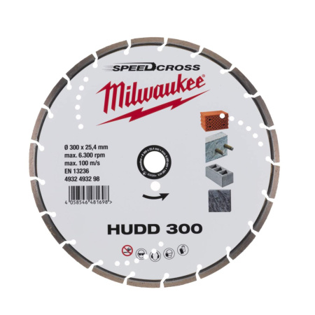 MILWAUKEE TIMANTLAIKKA HUDD 300MM
