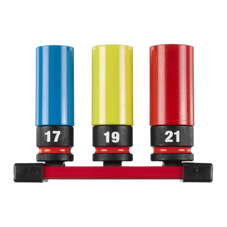 MILWAUKEE AUTOHYLSYSARJA 17, 19, 21MM, 3-OSAINEN, MAGNEETTITELINE
