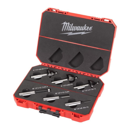 MILWAUKEE JYRSINTÄTERÄSARJA 12,7MM 6P