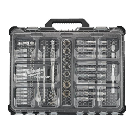 MILWAUKEE RÄIKÄT ¼" & ½" PACKOUT 63KPL