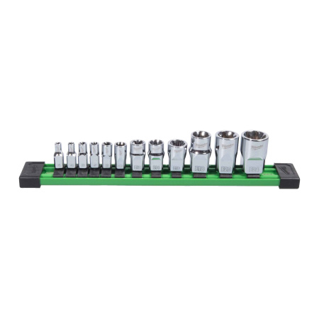 MILWAUKEE HYLSYSARJA E-TORX 1/4" 3/8" 1/2", 12-OSAINEN