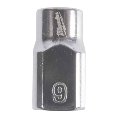 MILWAUKEE HYLSY 3/8" 12-KULMA LYHYT 9MM