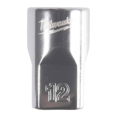 MILWAUKEE HYLSY 3/8" 12-KULMA LYHYT 12MM