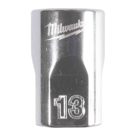 MILWAUKEE HYLSY 3/8" 12-KULMA LYHYT 13MM