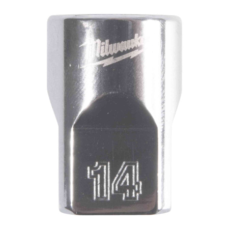 MILWAUKEE HYLSY 3/8" 12-KULMA LYHYT 14MM
