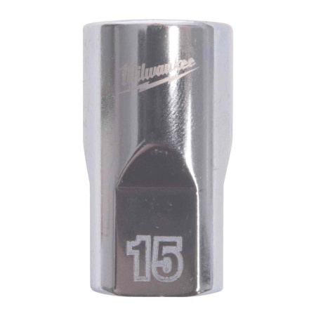 MILWAUKEE HYLSY 1/2" 12-KULMA LYHYT 15MM