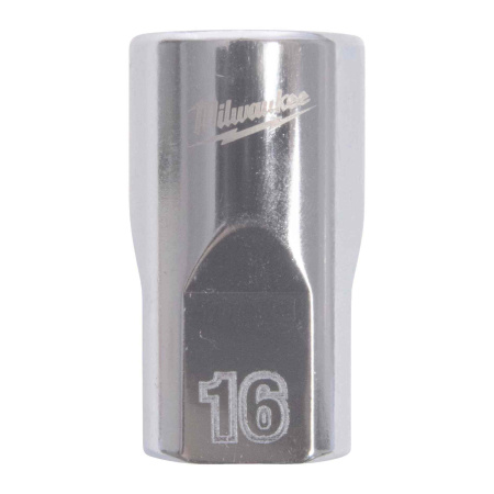MILWAUKEE HYLSY 1/2" 12-KULMA LYHYT 16MM