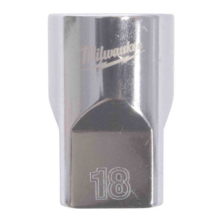 MILWAUKEE HYLSY 1/2" 12-KULMA LYHYT 18MM