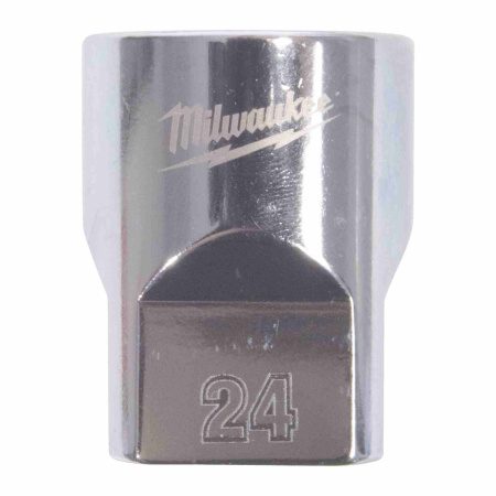 MILWAUKEE HYLSY 1/2" 12-KULMA LYHYT 24MM