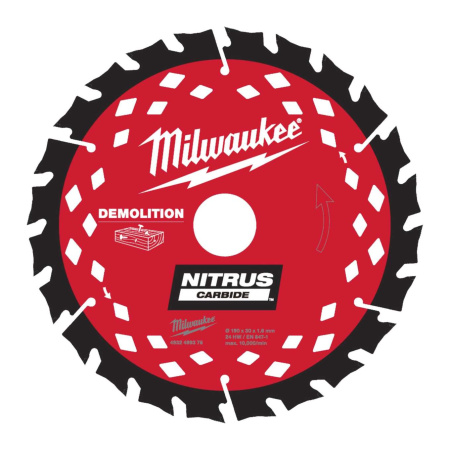 MILWAUKEE PYÖRÖSAHANT. W+N190X30X1,6X24
