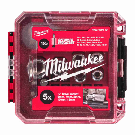 MILWAUKEE RÄIKKÄSARJA KOMPAKTI 1/4" 25P
