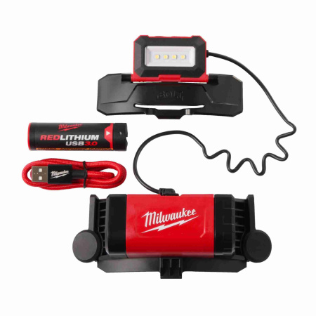 MILWAUKEE OTSAVALAISIN L4 BOLTHL-301, USB LADATTAVA, KYPÄRÄÄN KIINNITETTÄVÄ