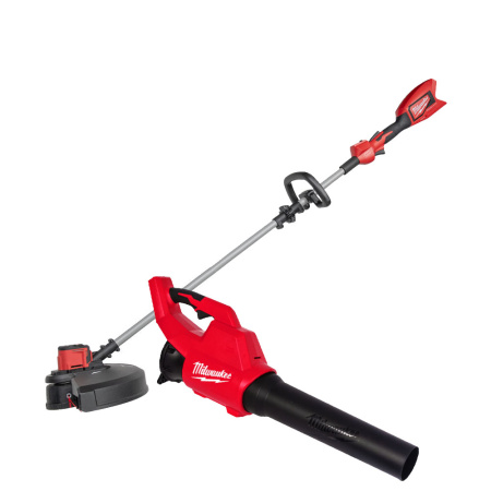 MILWAUKEE M18 FPP2OP8-0 PUUTARHASETTI, 1X LEHTIPUHALLIN & 1X TRIMMERI
