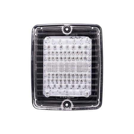 IZELED 3-TOIMINEN TAKAVALO, KIRKAS LASI. 24V TAKA/JARRU/VILKKU 130X110X45