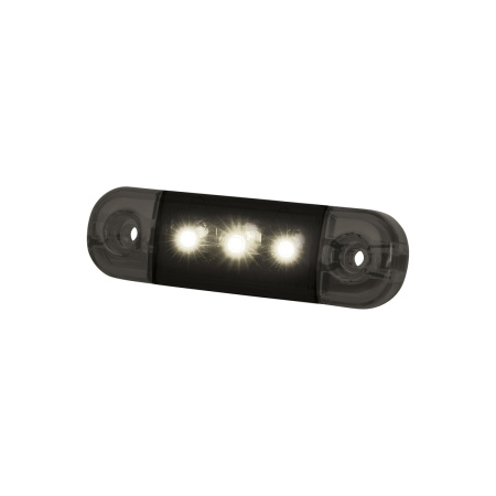 SLD DARK KNIGHT SLIM LYHYT ÄÄRIVALO VALKOINEN, KIRKAS/SAVULINS, 3-LED 84X10,4X24MM