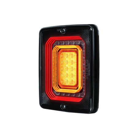 SLD FOR9T ILLUSION LED-TAKAVALO 3-TOIM.  TAKA-/ JARRU-/ VILKKU 10-40V ECE R10.06/R148 133X110X46MM