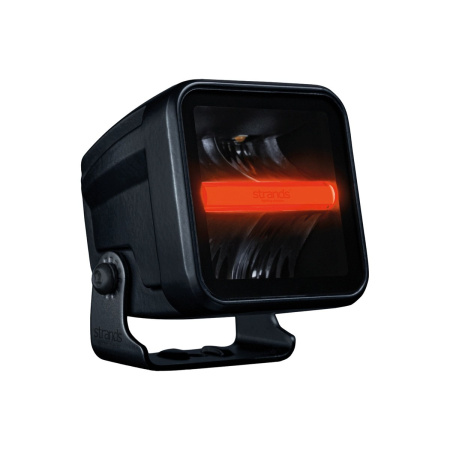 SLD SIBERIA XP RED PANDA TYÖVALO, DUO-PARKKI: PUN/KELT 3150 LUMEN IP69K (72X72X72MM) 9-32V