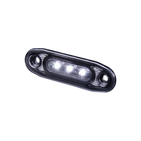 SLD DARK KNIGHT ULTRA SLIM LYHYT ÄÄRIVALO KIRKAS/SAVULINS, VALK. LED 79X15X25MM