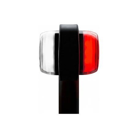 VIKING LED-KUPU PUNAINEN "OLD SCHOOL", EI SISÄLLÄ KUMIVARTTA, 12-24V, IP6K9K, ECE R148/R10