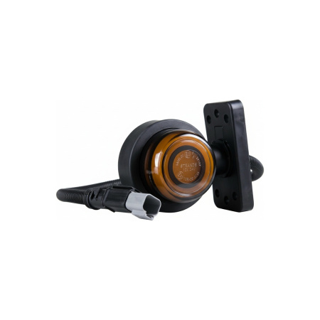 VIKING LED-KUMIVARSIVALO LYHYT "OLD SCHOOL" KELTAINEN/KELTAINEN, 12-24V, IP6K9K, ECE R148/R10