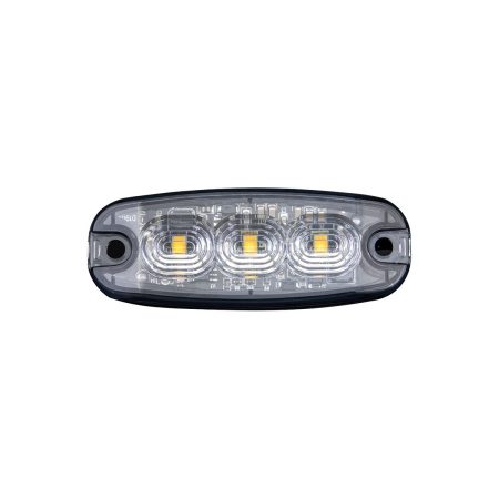 SLD CRUISE LIGHT TASOVILKKU ORANSSI 3-LED KIRKAS LINSSI, 9-30V DC, (82X31X6,6MM)