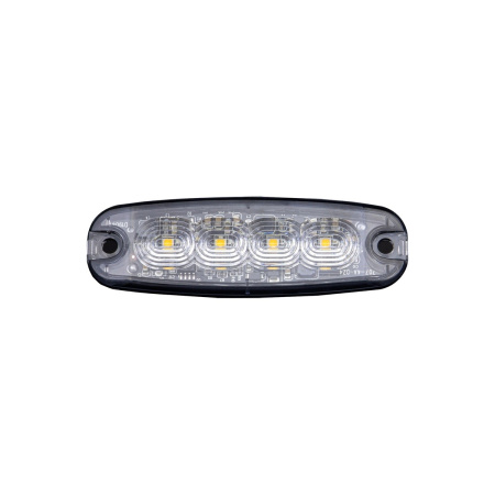 SLD CRUISE LIGHT TASOVILKKU ORANSSI 4-LED KIRKAS LINSSI, 9-30V DC, (98X31X6,6MM)